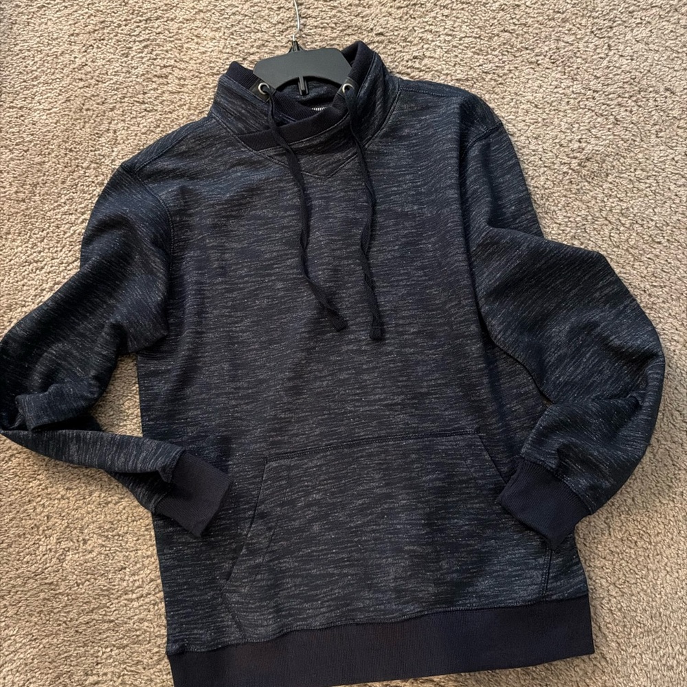 Black Pullover with Drawstring Neck - Picture 9 of 9